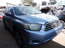 2008 Toyota Highlander Sport Baby Blue 3.5L AT 2WD #Z22915